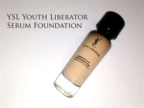 ysl youth liberator fondotinta|youth liberator serum foundation.